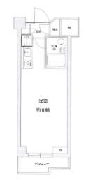 三越ゼームス坂マンションの間取り画像