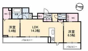 エスポワール ネオ（ESPOIR NEO）の間取り画像