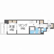 セオリー天神橋アベニールの間取り画像