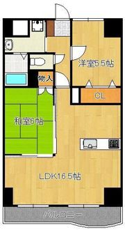 アヴァンセ陣原駅前の間取り画像