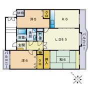 ローヤルマンション筑紫丘の間取り画像