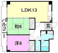 M-court湊町の間取り画像