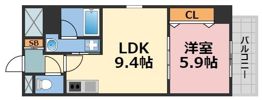 インテリジェンス御堂の間取り画像