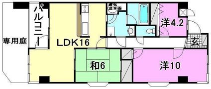 グラシアス道後の間取り画像