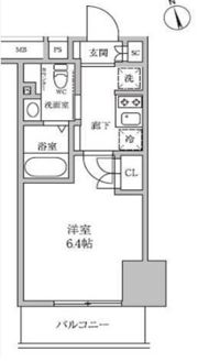 レジディア蒲田Ⅳの間取り画像