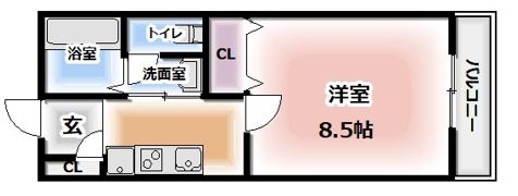 アンシャンテ香里の間取り画像
