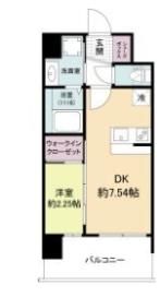 セレニテ江坂エクラの間取り画像