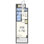 プレサンス難波ラフィーネの間取り画像