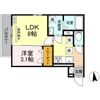 D-ROOMパルの間取り画像