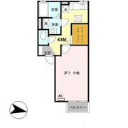 白樺ハイツの間取り画像