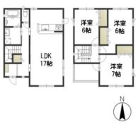 白石貸家（A）の間取り画像