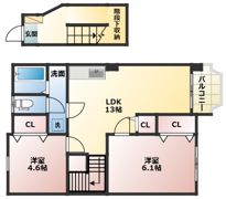 瀬田北1番館の間取り画像