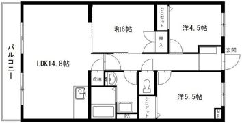 エスペランサAOIの間取り画像