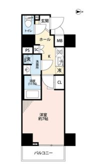 プレール・ドゥーク住吉Ⅳの間取り画像