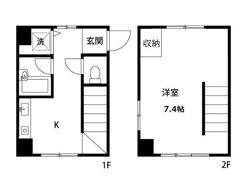 セジュール・カズサの間取り画像