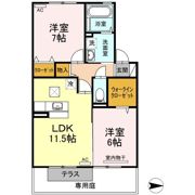 サンディーア A棟の間取り画像