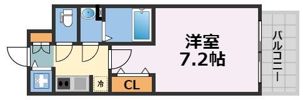 S-RESIDENCE堺筋本町Deuxの間取り画像