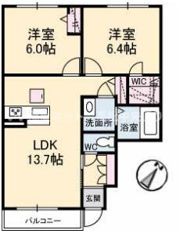 シャーメゾン サクセス A棟の間取り画像