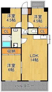 リアライズ到津の間取り画像