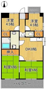 リアライズ到津の間取り画像