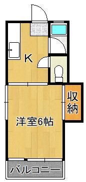 コーポあおいの間取り画像