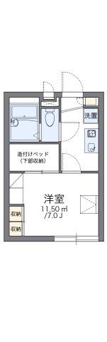 レオパレスエミールの間取り画像