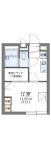 レオパレスエミールの間取り画像
