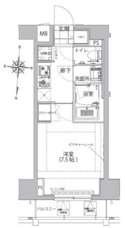 ハーモニーレジデンス両国ウォーターフロントの間取り画像