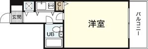 朝日プラザ横川駅前の間取り画像