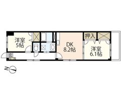 サンコーポ輝の間取り画像