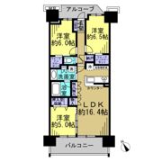 プラウド大府の間取り画像
