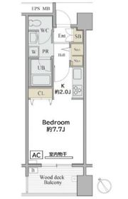 シャレール広尾 1号棟の間取り画像
