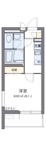 クレイノグレイスコーポ薩摩Ⅱの間取り画像