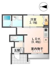 コンフォール四方池の間取り画像