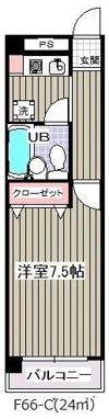 グランシャルム葛西（F－066）の間取り画像