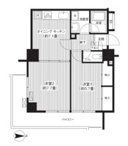 コスモリード西日暮里の間取り画像
