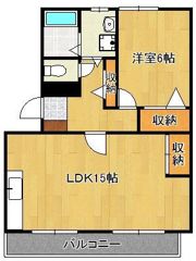 コーポなかむらの間取り画像