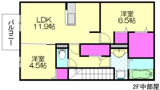 サンドリーム千代の間取り画像