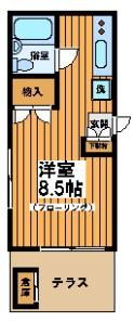 井上アパートの間取り画像