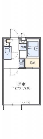 レオパレスOLIVEⅡの間取り画像