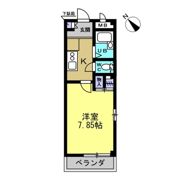 メルベーユ・HAJI Ⅱの間取り画像