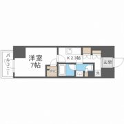 エスリードコート堺筋本町の間取り画像