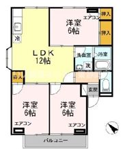 トレフェンイトウ Bの間取り画像