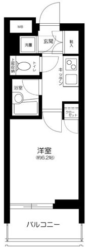 パレステュディオ芝浦シティの間取り画像