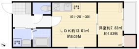 ラ・ヴィータの間取り画像
