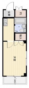 西原マンションの間取り画像