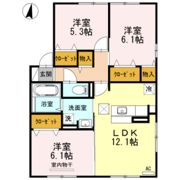 フラワーハイム寺家の間取り画像