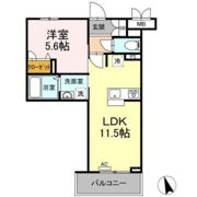 メセナ寺家の間取り画像