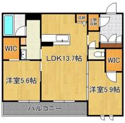 シャーメゾン本城東の間取り画像