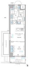 パークアクシス文京本郷の間取り画像